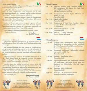 Invito Festa Olandese 3 Agosto retro