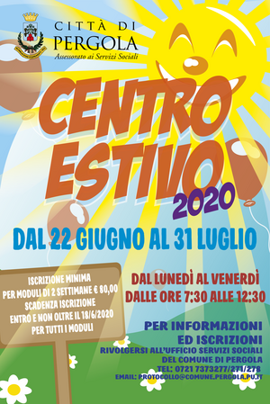 Centro Estivo 2020