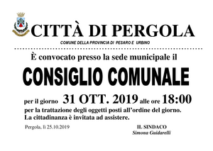 Consiglio Comunale 31 10 2019