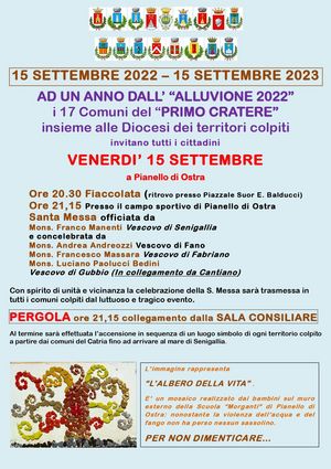 15.09.2022  15.09.2023 AD UN ANNO DALL ALLUVIONE 2022
