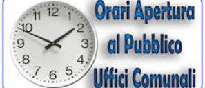 orario uffici comunali