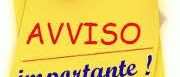 Avviso importante Avviso importante