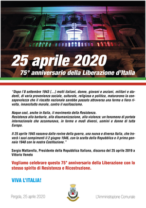 25 aprile 2020