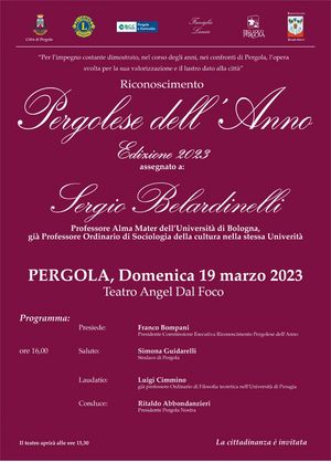 Manifesto Pergolese dell Anno   Edizione 2023